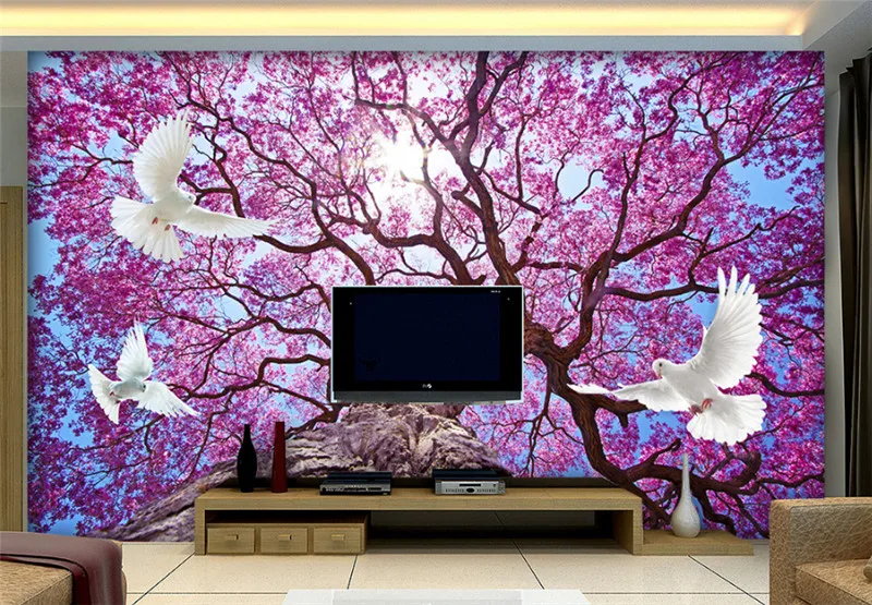 Современные 3d фотографии на заказ не тканые обои настенные росписи