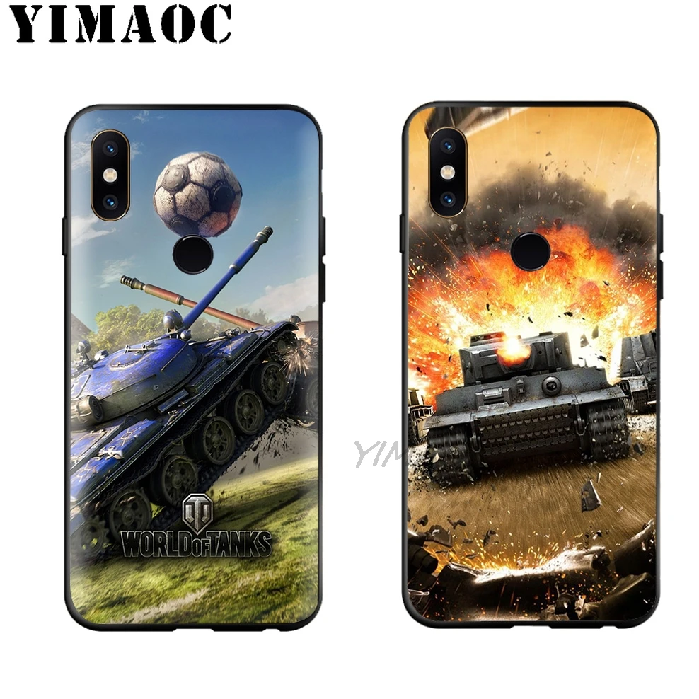 YIMAOC World Of Tanks Soft Case for Xiaomi Redmi Note 7 6 6A 5 4 4X 4A 5A S2 7A GO K20 Plus Pro |