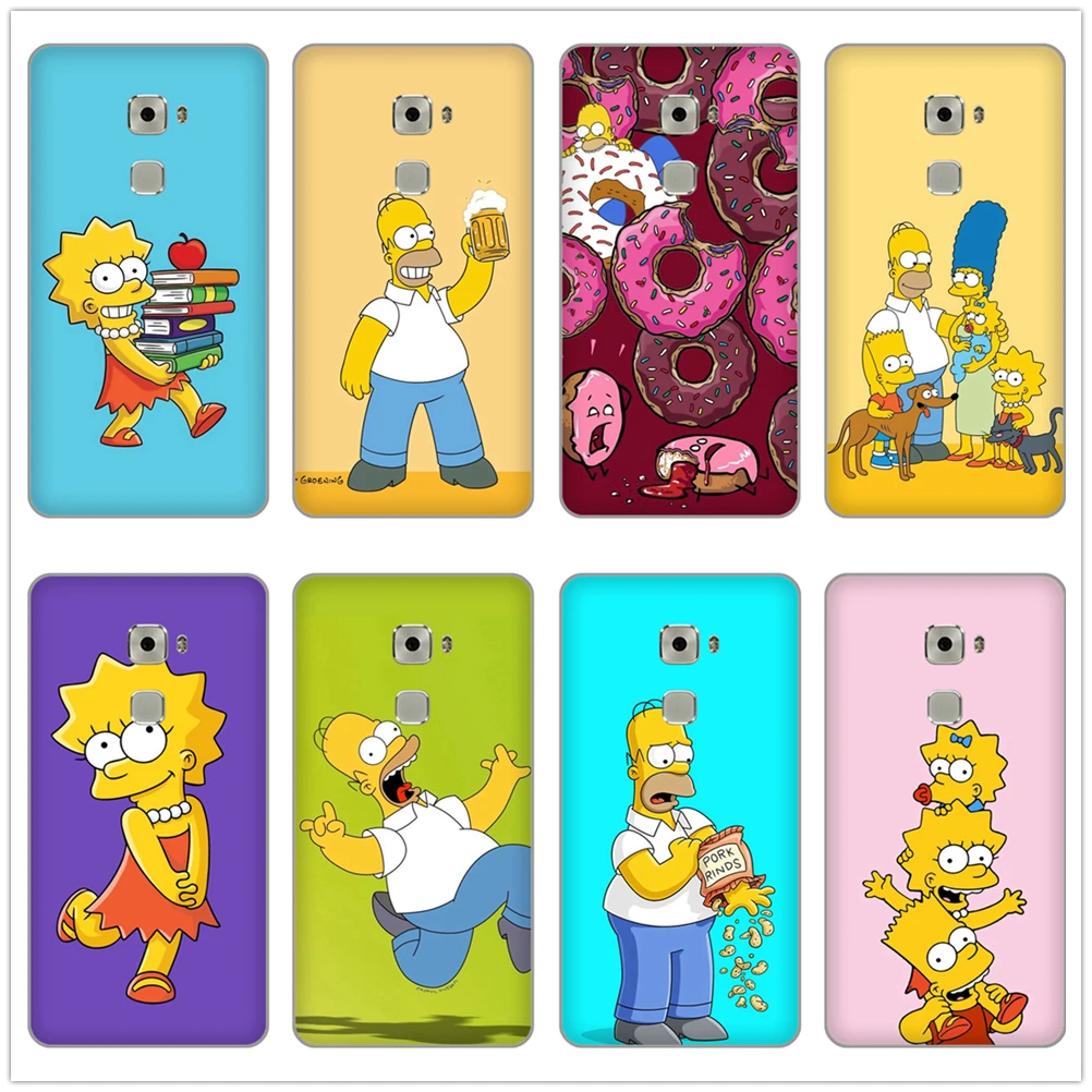 Funny Fashion Cartoon Homer J. Simpson Soft TPU Silicone phone Case Cover for Xiaomi 5sPLUS 6X NOTE2 8 A1 5X MAX 2 3 MIX |