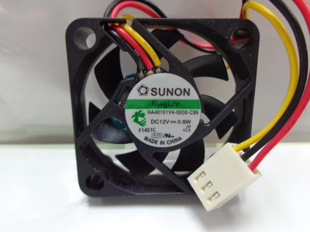 SUNON HA40101V4-0000-c99 4010 40 мм 4 см 40*40*10 охлаждающий вентилятор 12 В 0 8 Вт 0.06A 3 PIN поддержка |