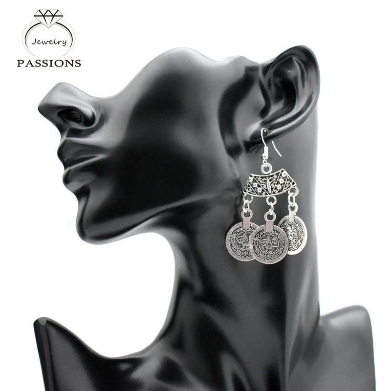 Горячая Распродажа богемные этнические серьги-подвески макси серьги