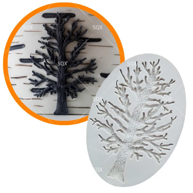 Силиконовые Формы Рождественский мыло с изображением дерева формы силиконовые