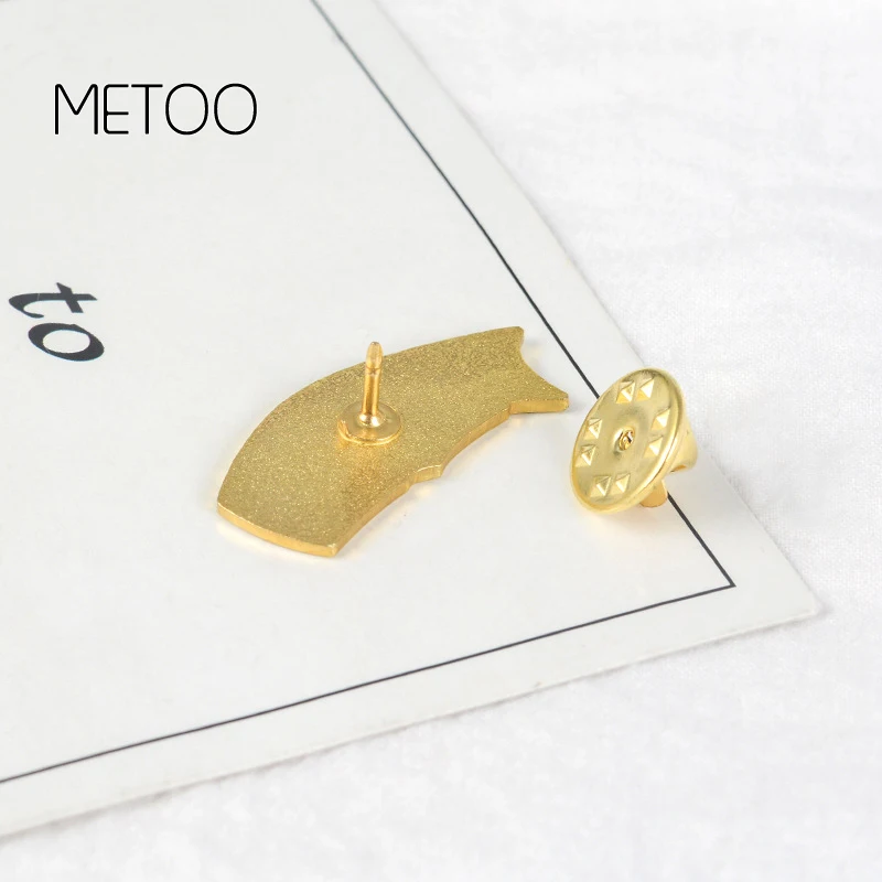 METOO 2019 японская брошь Koi эмалированная в виде флага рыбы карпа для женщин мягкие
