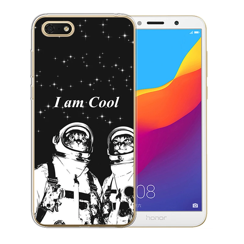 For Huawei Honor 7C 7A Pro 8 Lite 8X 9 10 Nova 2 Plus 3 3i Y5 II Y6 Y3 2017 Prime 2018 Phone Case cover Cartoon cute |