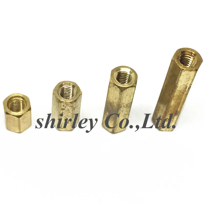 20 шт./лот шестигранный винт M3 гнездовые шестигранные латунные проставки для