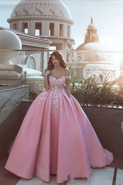 Бальное платье Quinceanera 2021 Атласное Дубай Саудовский арабский vestido de 15 16 лет сладкое