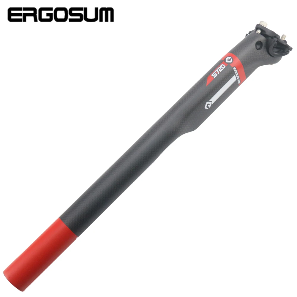 ERGOSUM S720 велосипедов Seatpost углеродного волокна подседельный велосипед Seatposts 350/400