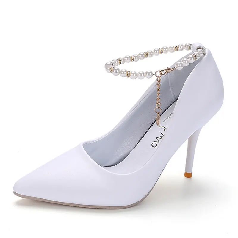 Женские туфли на высоком каблуке классические модельные туфли-лодочки женские