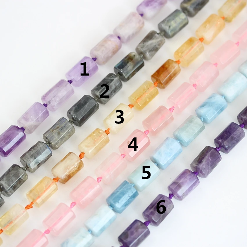 Natural Amethysts Citrines Quartz Nugget Loose Beads Craft Choker Labradorite Stone Rectangle Charm Jewelry DIY SF-67AMDE | Украшения и