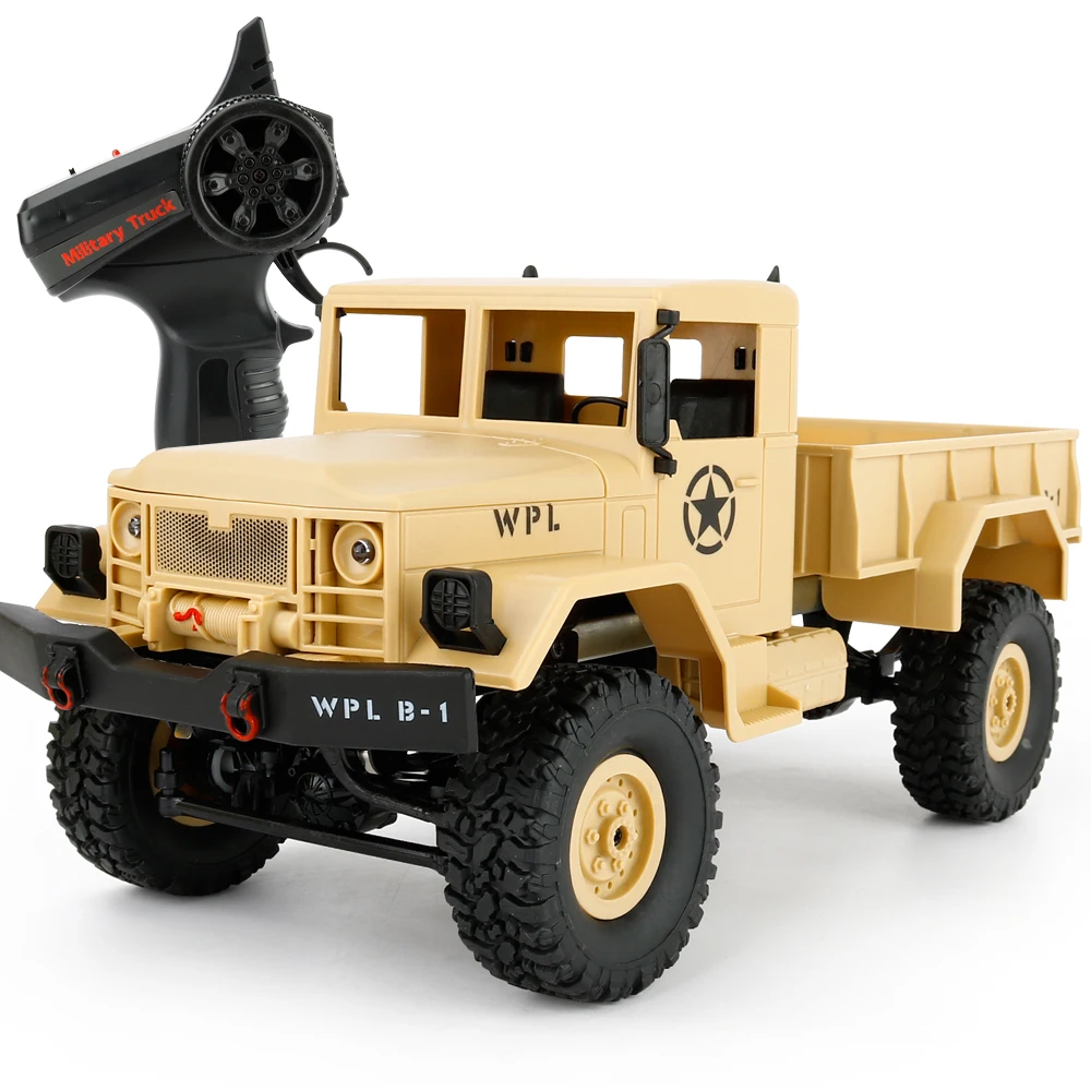 WPL 1/16 RC грузовик 2 4G 4WD Гусеничный внедорожный автомобиль с светильник RTR|rc truck|truck rc