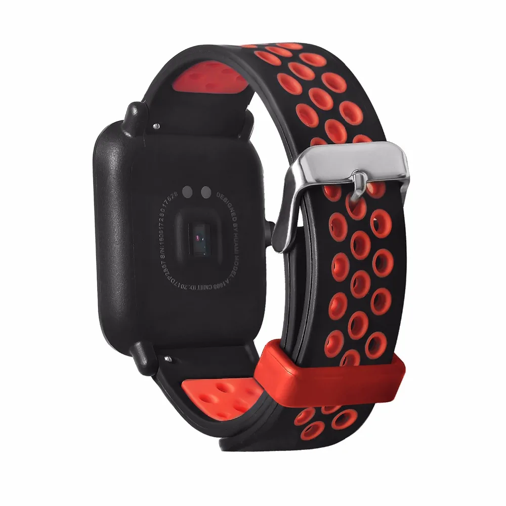 

Bracelet Silicone 20mm Watch Strap For Huami Amazfit Bip Youth Watchband Replace For Xiaomi Huami Bip BIT PACE Lite Youth wrist