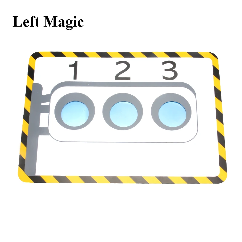 Сценические светофоры (с 3 шт. шелка) Волшебные трюки отверстие Шелковый цвет