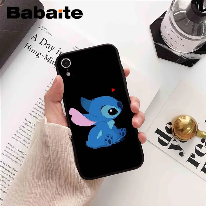 Babaite Lilo Stitch роскошный уникальный дизайн PhoneCase для iPhone 8 7 6 6S Plus X XS MAX 5 5S SE XR 10 Чехол