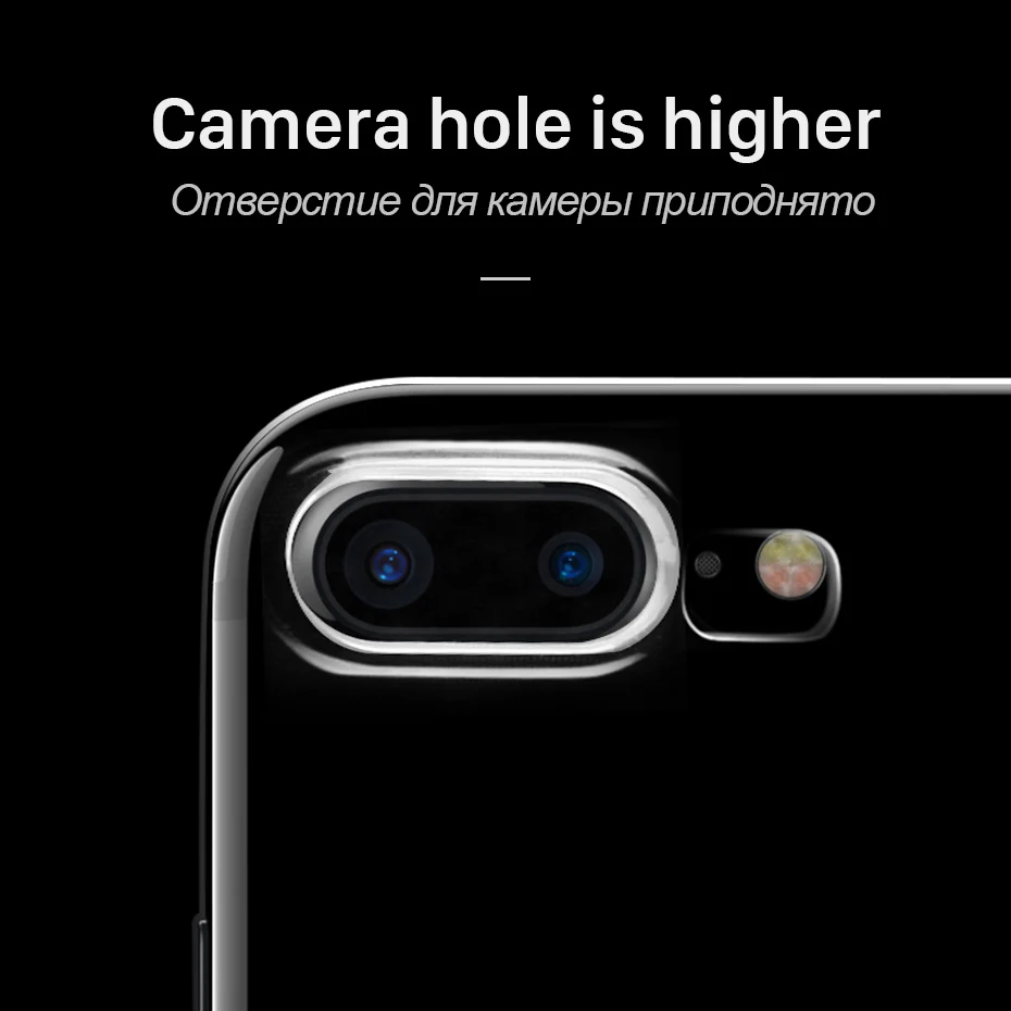 Носо Прозрачный Мягкий tpu Чехол для iPhone 7& 7 PLUS Защитный чехол Крышка Ультра тонкий Защита для iPhone7+ shell Ультратонкий силиконовый Чехол на Айфон 7 Плюс Тонкие чехлы для Айфона для телефона