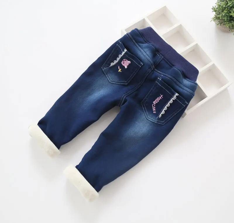 Зимние теплые длинные брюки для девочек|jeans girl|jeans kidskids jeans pants |