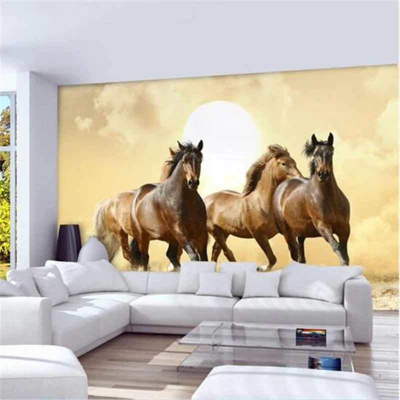 Фотообои beibehang высокое качество флэш ткань фотообои 3d перспективная скакающая