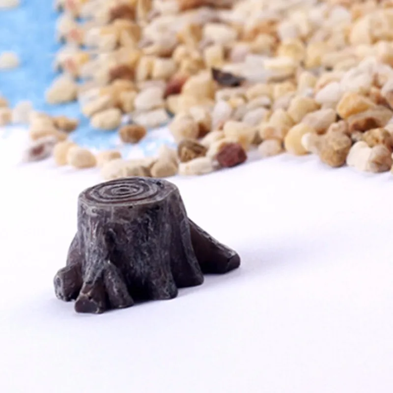 DIY Мини Дерево пень мост Модель Смола Фея Сад миниатюрные кукольный домик/Террариум/суккуленты/микро Пейзаж украшения