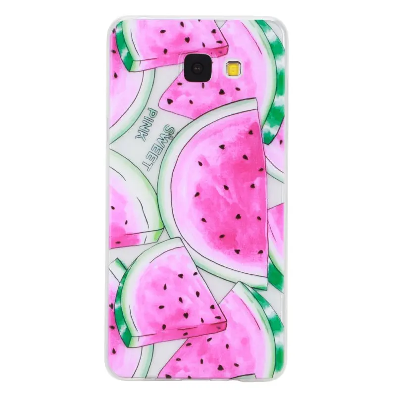 Fashion Cover Case For Samsung GALAXY A5 2016 Silicone Girl Bird Cute Cat Lemon Flower Clear Back Gel |
