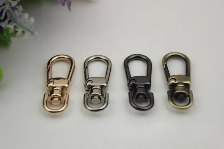 10 шт./лот 4 цвета застежка для ключей цепь с карабином собаки Соединительная сумка