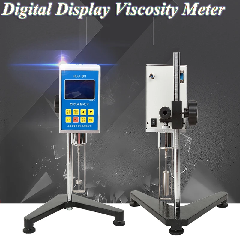 

220V Portable Viscometer Rotating / Paint / Pointer Viscometer 10-100000 mPa S NDJ-8S