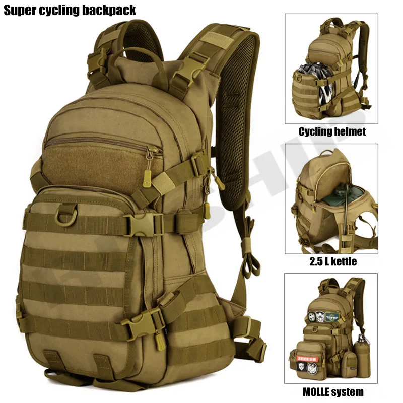 Посылка к Тактический Защитный на 25 л для скоростных поездок|bag hook|light diaper baglight