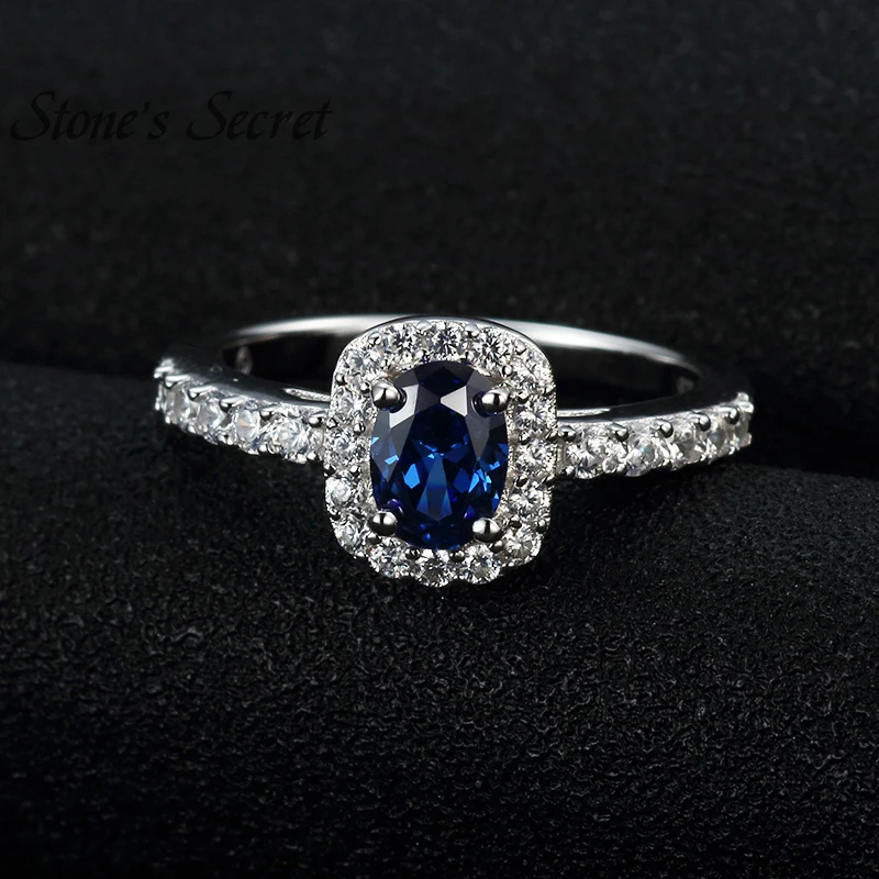 Classic Design Created Tanzanite Ring 925 Sterling Silver Wedding Jewelry for Women New Fashion | Украшения и аксессуары