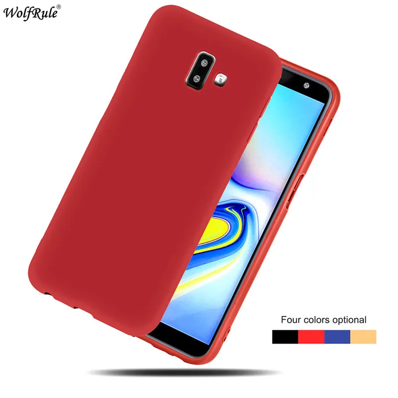 Чехол wolfrule для samsung Galaxy J6 Prime чехол Plus Матовый Мягкий ТПУ защитный SM-J610FN |