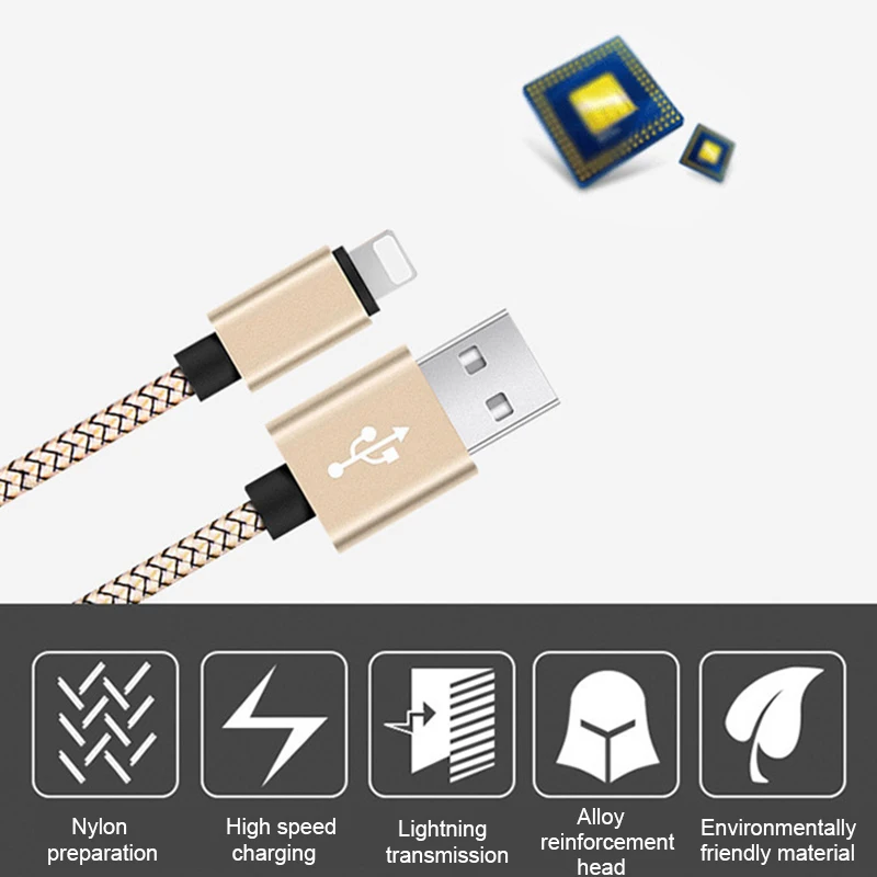 3 цвета USB кабель для зарядки и передачи данных освещение для iphone XS MAX XR X 8 7 6 6S 5S Plus кабели для зарядки для iPad Mini 1 м 2 м 3 м