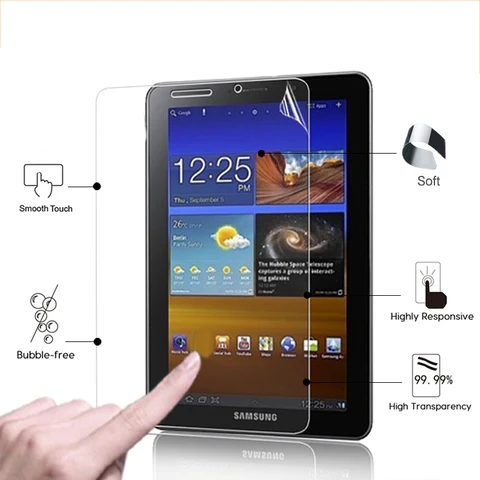 Защитная пленка для Samsung Galaxy Tab 7,0 Plus/P6200/P6210, прозрачная глянцевая пленка для ЖК-дисплея с защитой от царапин, 7,0 дюйма