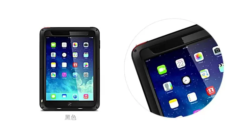 Ударопрочный водонепроницаемый чехол Love Mei для iPad Mini 1 2 3/iPad 3 4/5 Air защитная пленка