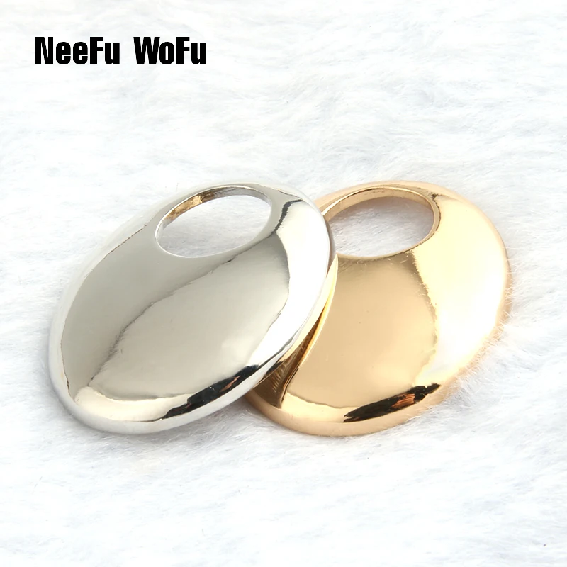 Висячие большие серьги Овальные светящиеся длинные из цинкового сплава с