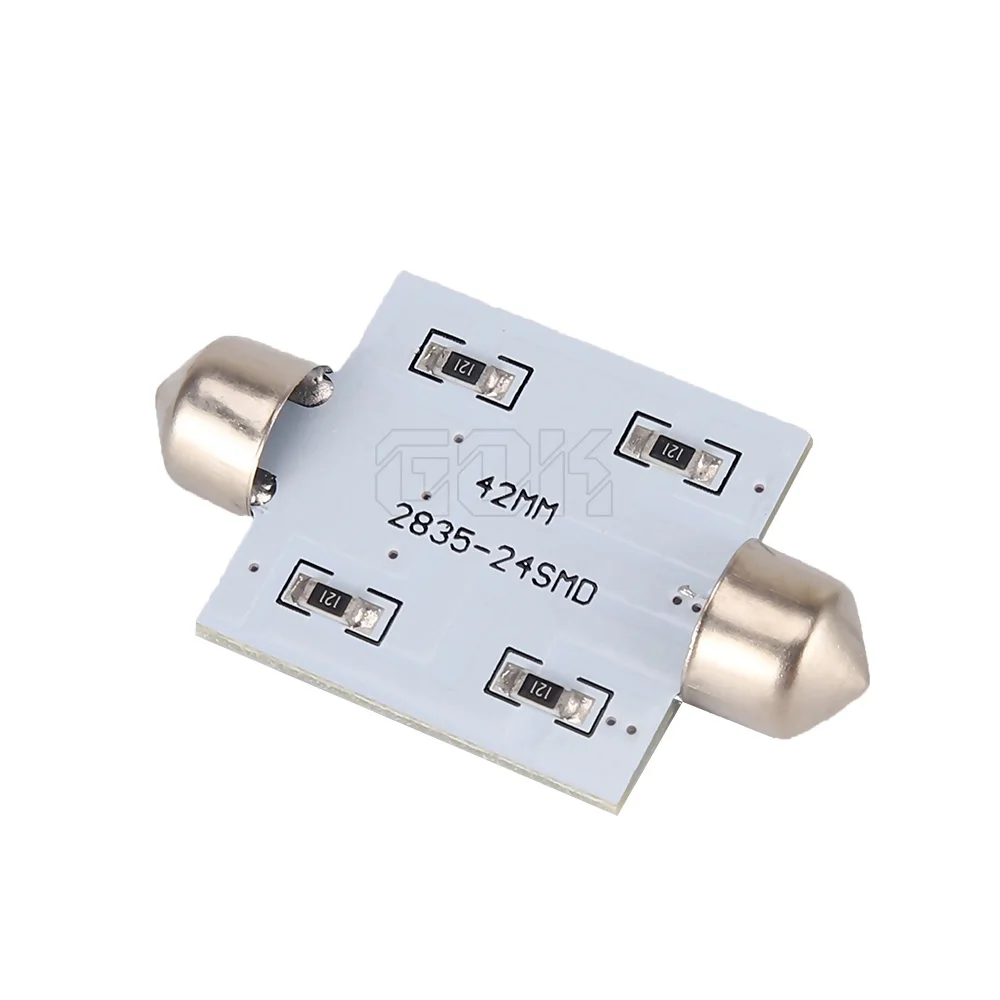2 шт./лот гирлянда светодиодная купольная лампа C5W 24 светодиода 2835 smd для чтения 31