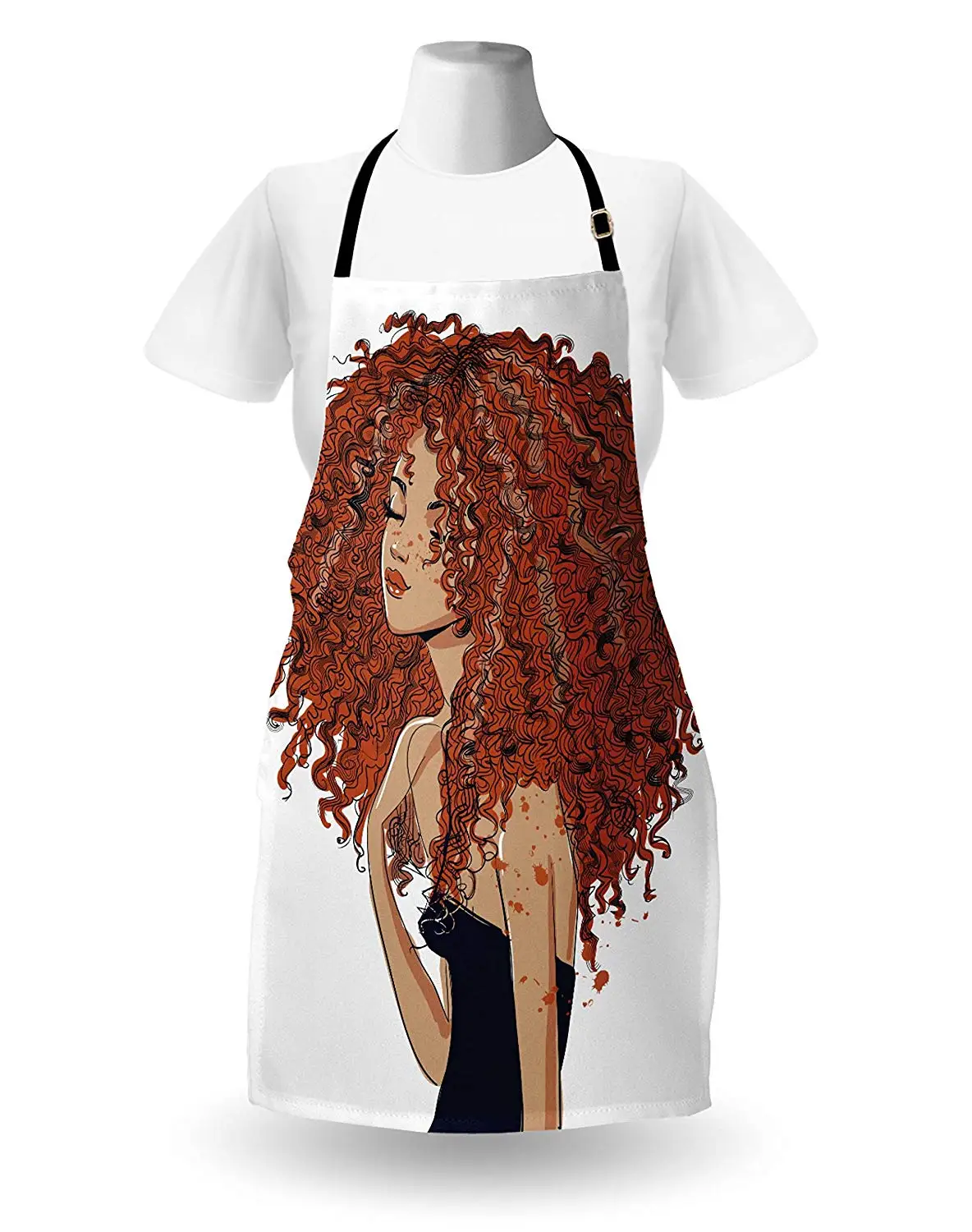 Кудрявые волосы фартук экзотические милые кудрявые девушки с веснушками