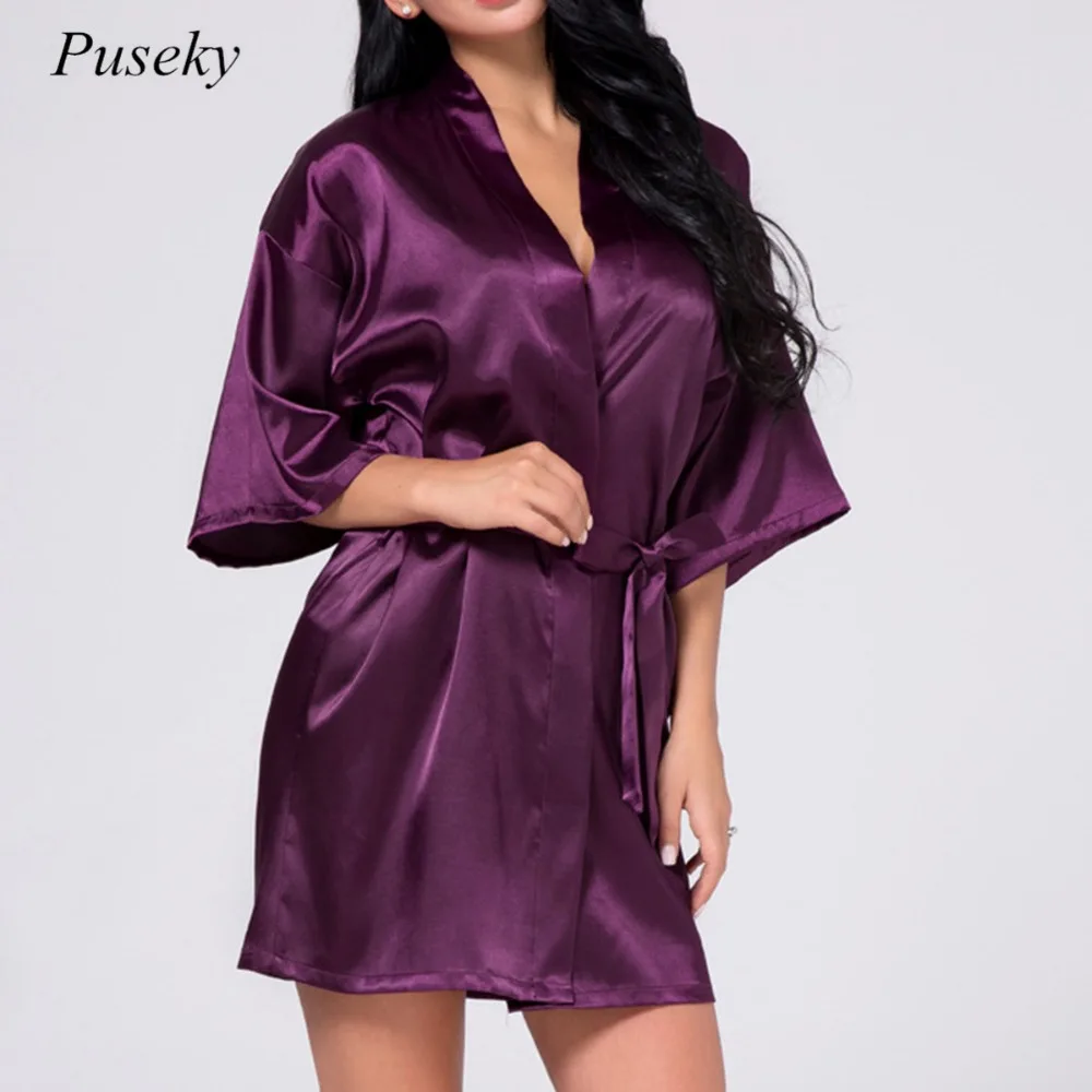 PUSEKY 2018 Новый сексуальный женский ночной халат свадебное платье невесты со