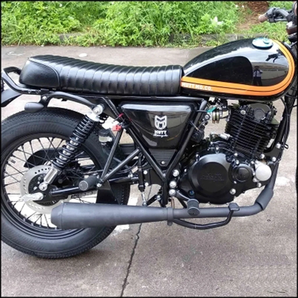 Мотоцикл Кафе Racer сиденье для ручной работы BRAT Англия MUTT Винтаж на заказ