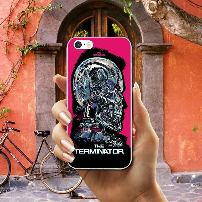 The Terminator Soft TPU Silicone Mobile Phone Cases Bags for iPhone X XR XS Max 10 7 6 6s 8 Plus 4 4S 5 5S SE 5C Coque Shell | Мобильные
