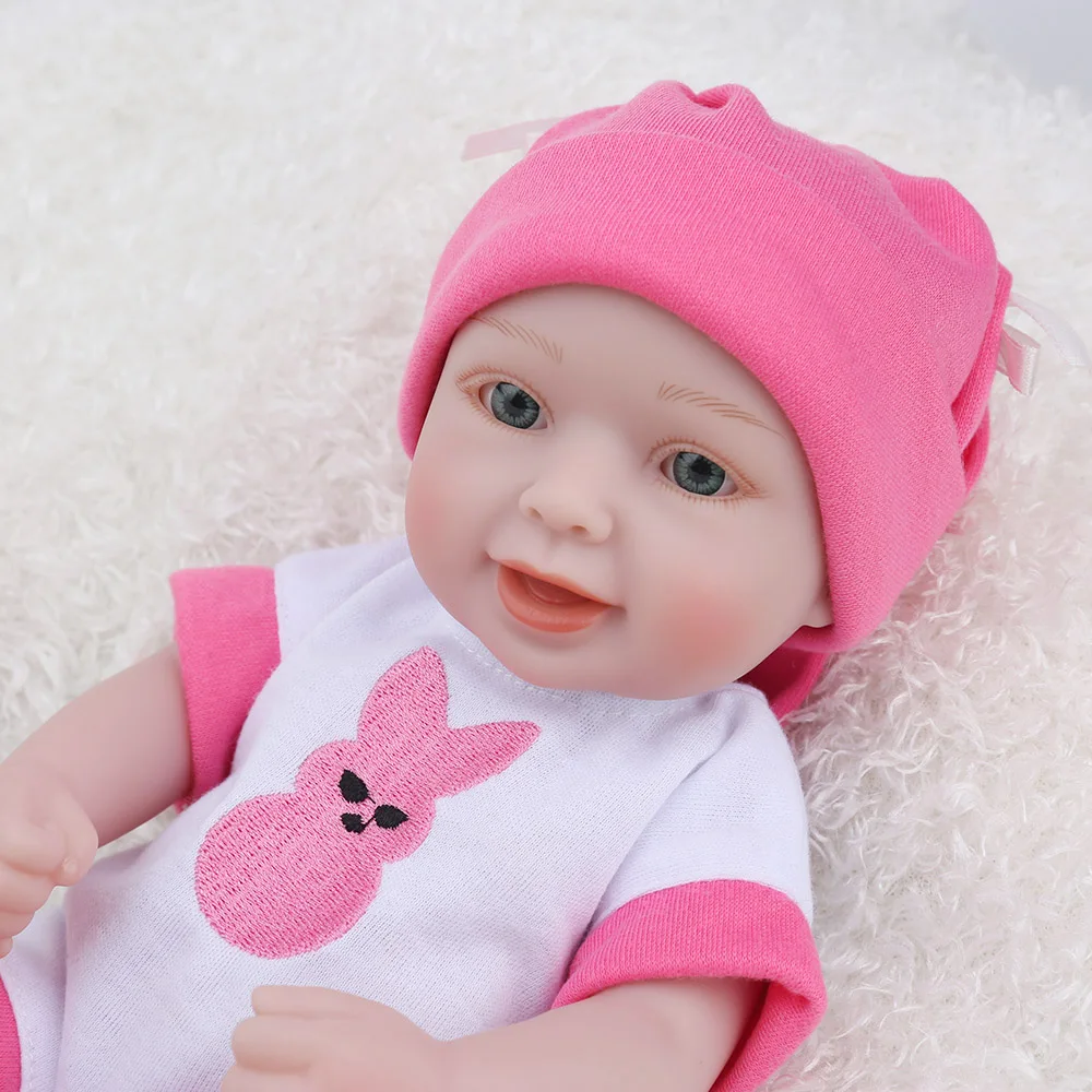 10 дюймов 28 см полный Силиконовый Reborn Baby куклы живые реалистичные настоящие куклы мини Реалистичная для малышей и новорожденных Игрушки для девочек детский подарок