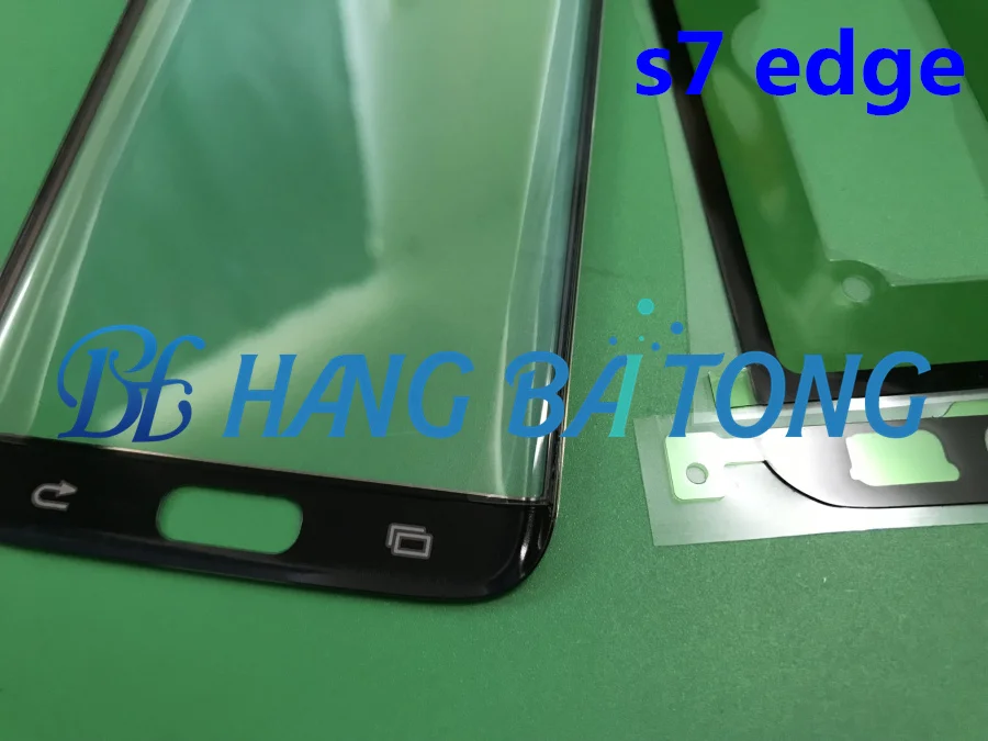 ЖК дисплей для Samsung s7 edge G935F G935A внешняя сенсорная панель стекло замены переднего