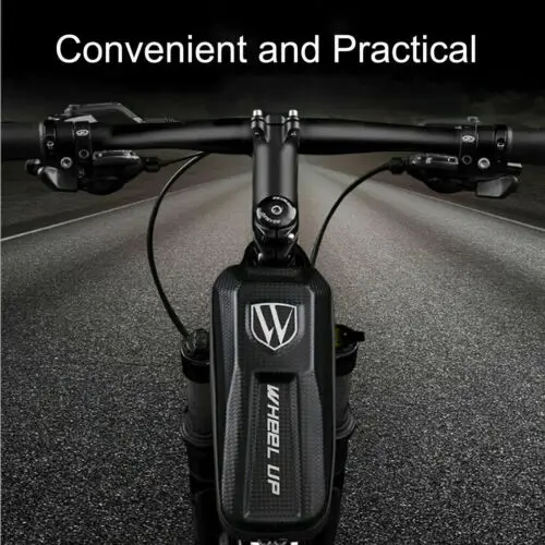 

Bicycle Front Frame Waterproof Bag Cycling Bike Tube Pouch Holder Saddle Pannier