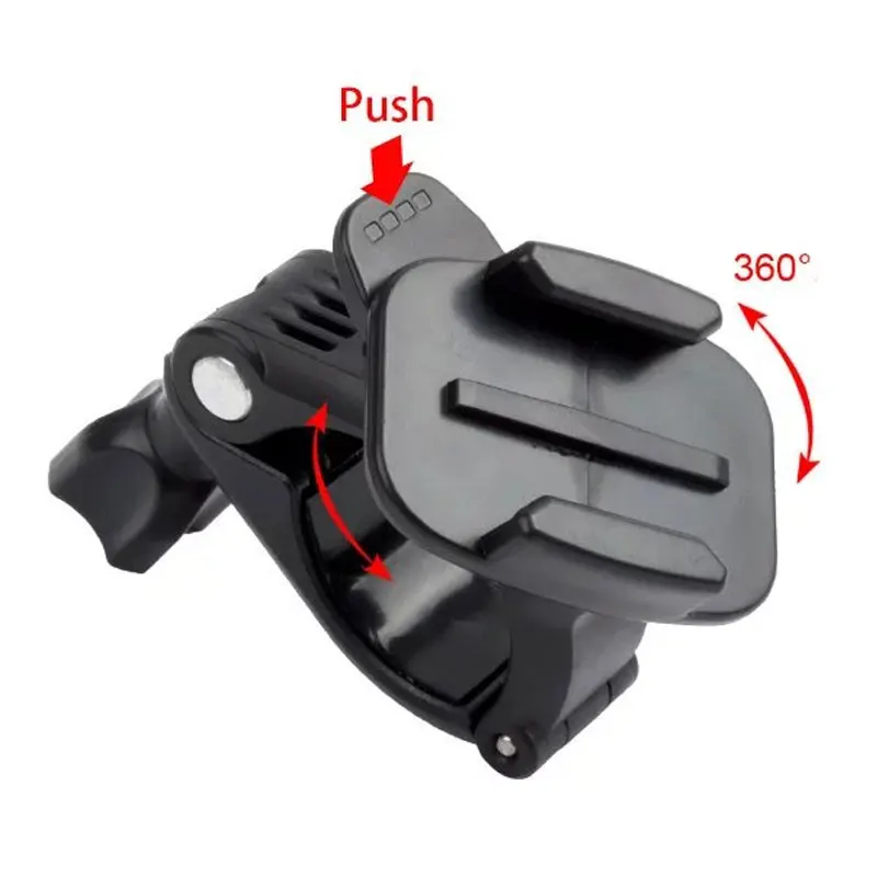 Новый держатель фиксированного клипса для руля Gopro SJCAM Xiaoyi трубчатый зажим с