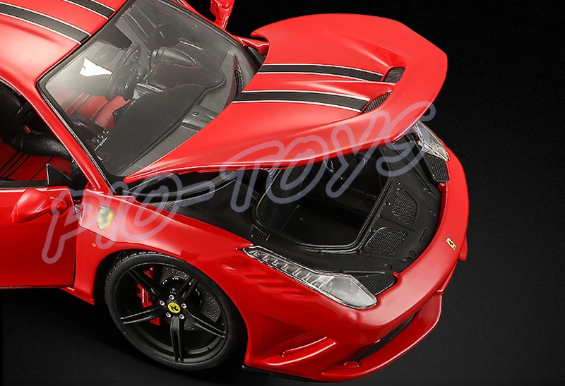 Новое поступление роскошный подарок 458 SP 1/18 сплав модель украшения автомобиля игрушки автомобили статические литье под давлением для взрослых фанатов любимый подарок предмет