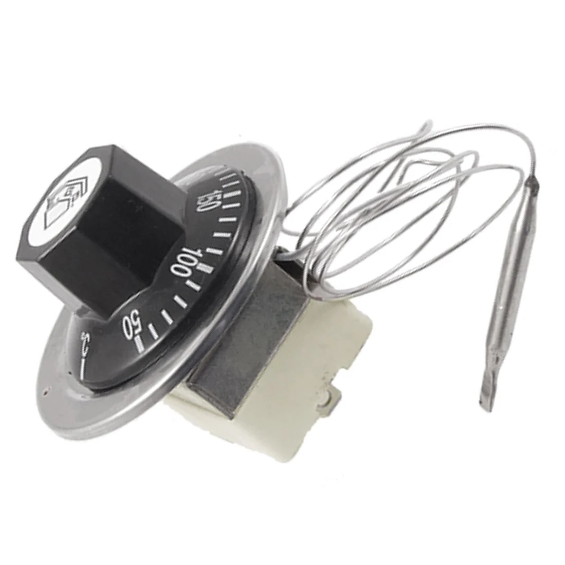 

New AC 16A 250V 50 to 300 Celsius Degree 3 Pin NC Capillary Thermostat for Electric Oven