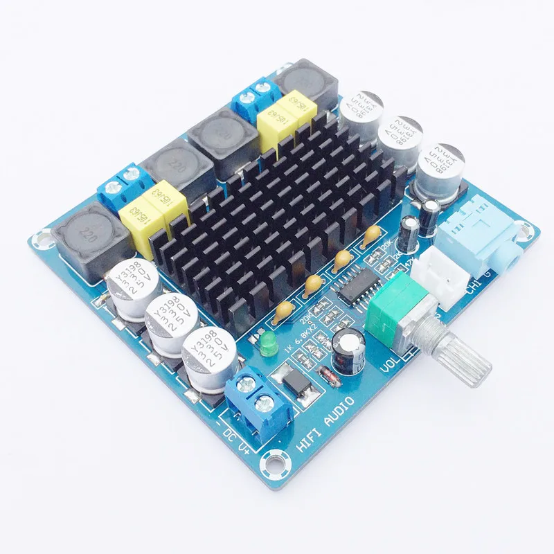

TPA3116D2 DC12-24V 80W*2 Two-channel desktop digital amplifier board