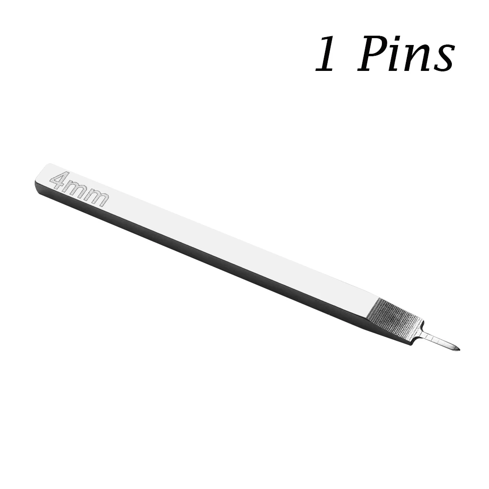 1Pin 1 шт. практичный магический 4 мм ручной работы кожаный инструмент для рукоделия инструмент для шитья игла дыроколы ремесло - Цвет: 1Pin