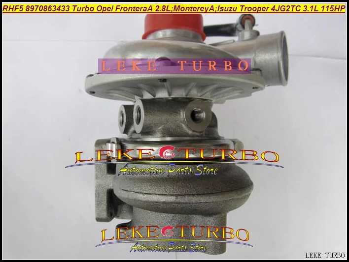 Турбо RHF5 VI95 8970863433 VB430023 VA430023 для OPEL Frontera A 2.8L Monterey ISUZU Trooper 4JG2TC 4JG2T 4JG2 3.1L 115HP |