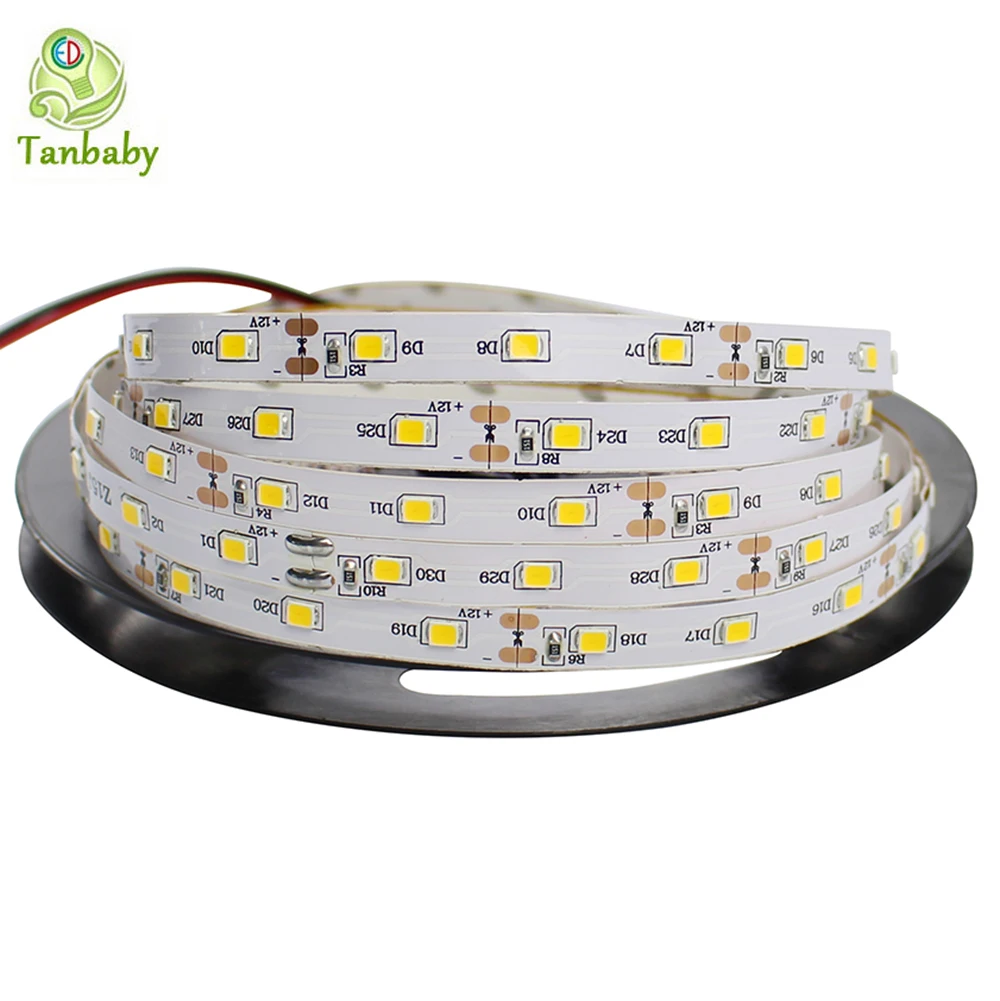 DC12V СВЕТОДИОДНАЯ лента SMD 3528 60 led/M гибкая 2835 веревка не водонепроницаемая