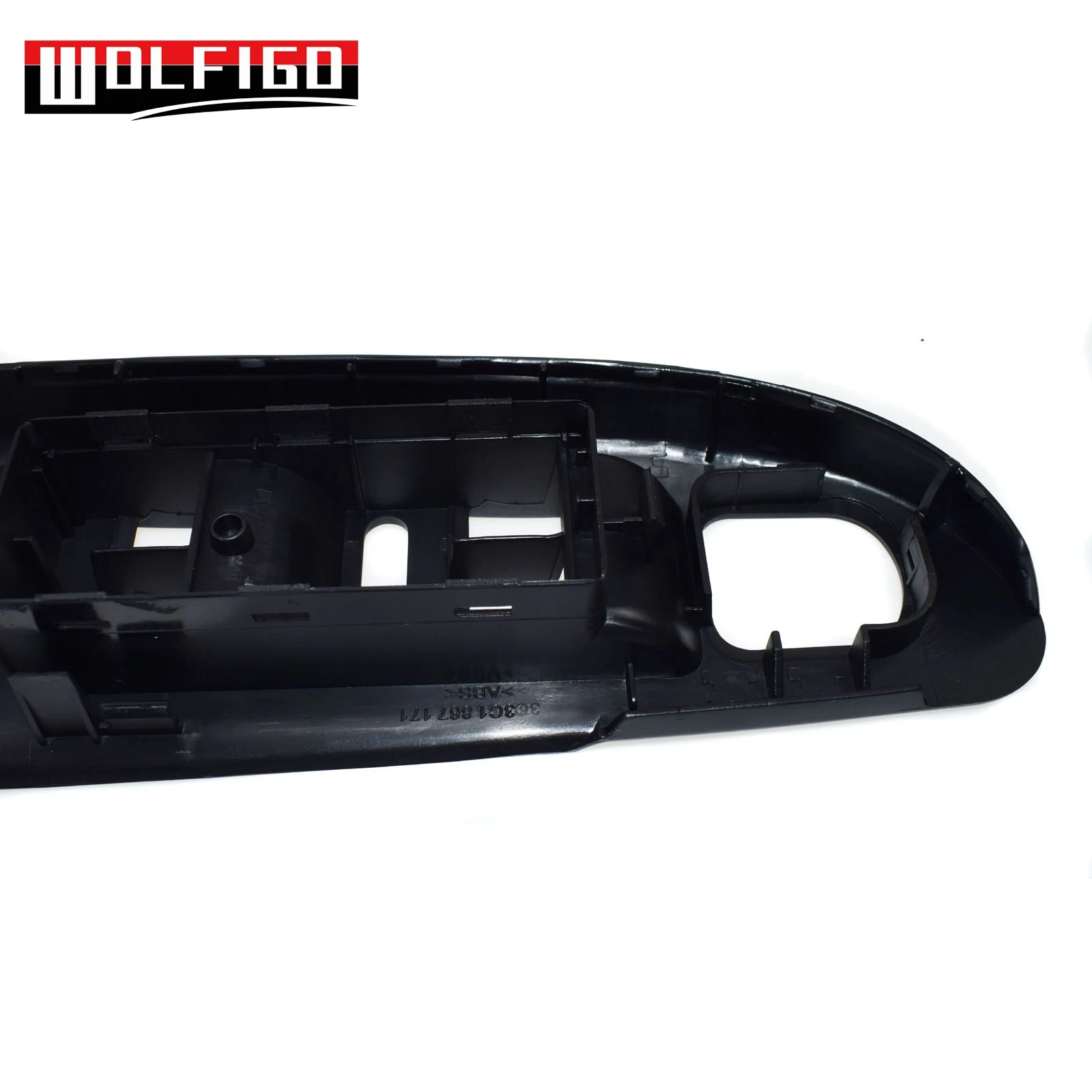 WOLFIGO Fit Passat 2006-2010 мастер-окно зеркало переключатель панель отделка ободок крышка 3C1867171 черный цвет