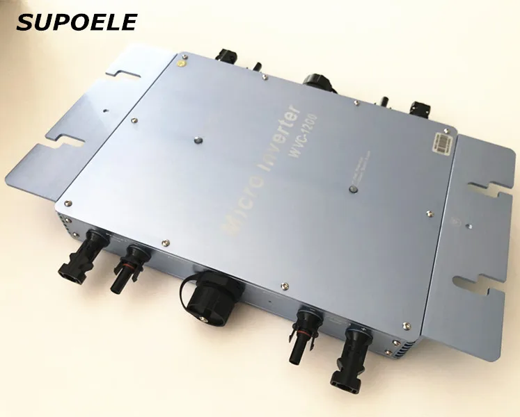 Водонепроницаемый микроинвертор для солнечной сетки IP65 1200 Вт от 22 до 50 В