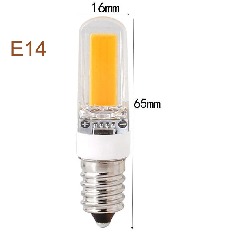 10 шт./лот 2609 COB диммируемая лампа люстра лампы E12/E14/G4/G9 3 Вт Теплый/Natur/холодный