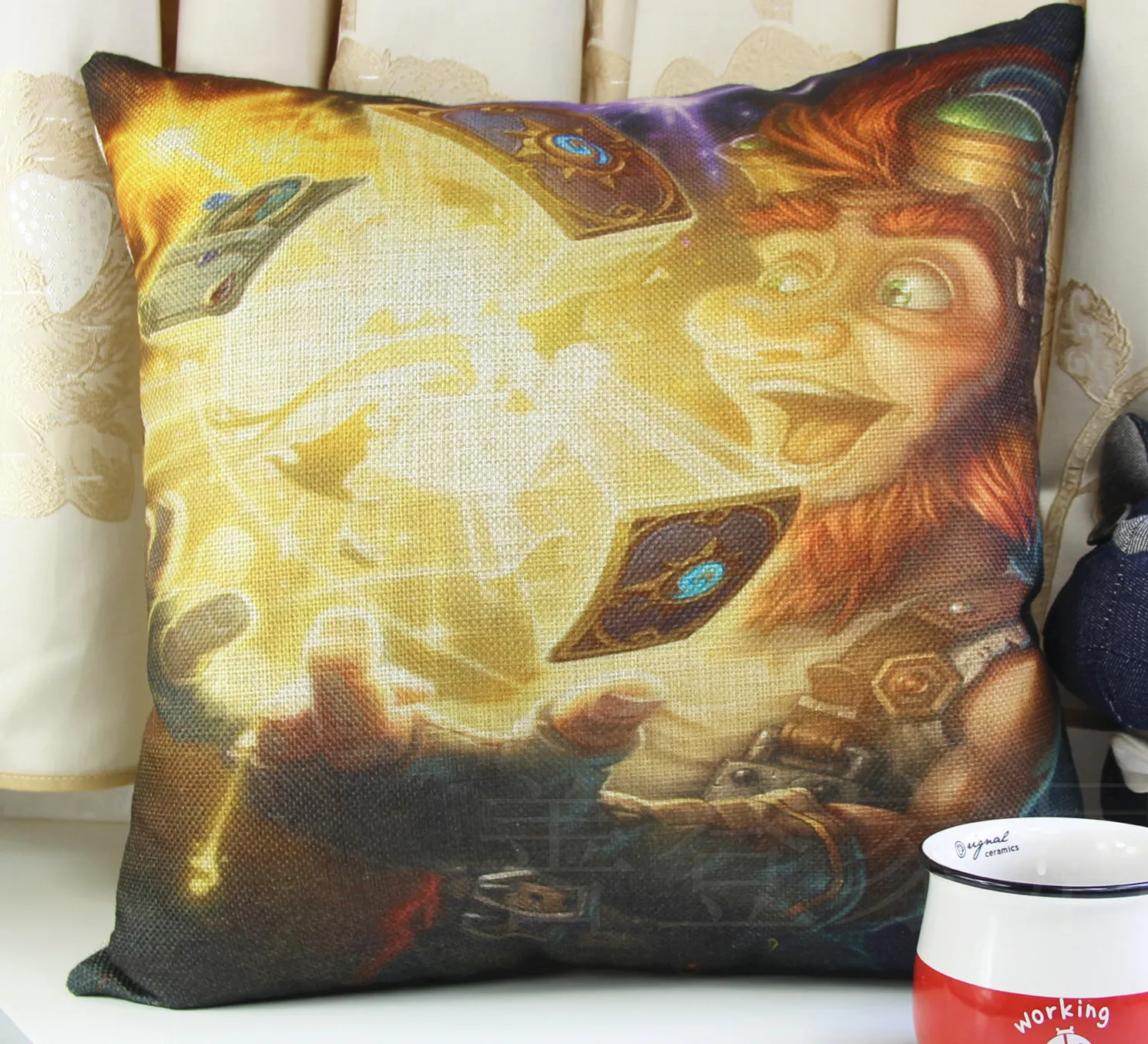 Модная мягкая и удобная хлопковая наволочка онлайн игра Hearthstone legend шаблон
